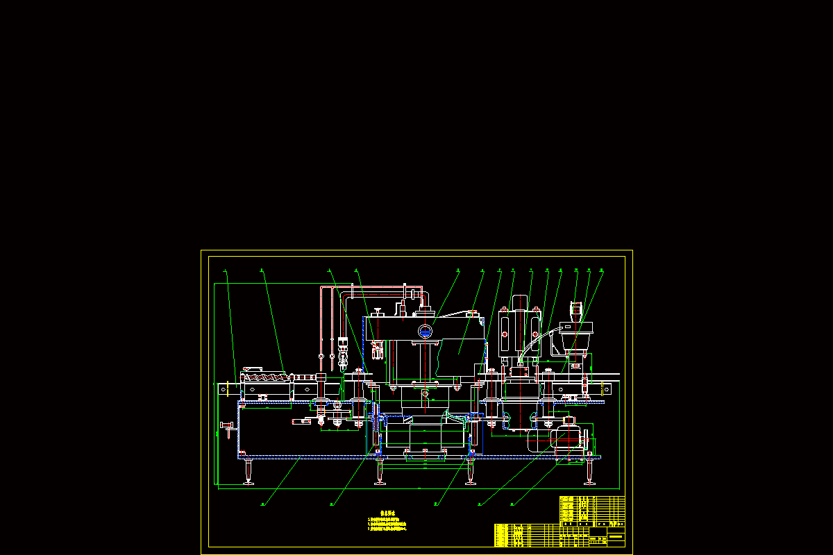 饮料灌装机设计【10张CAD图纸】.rar