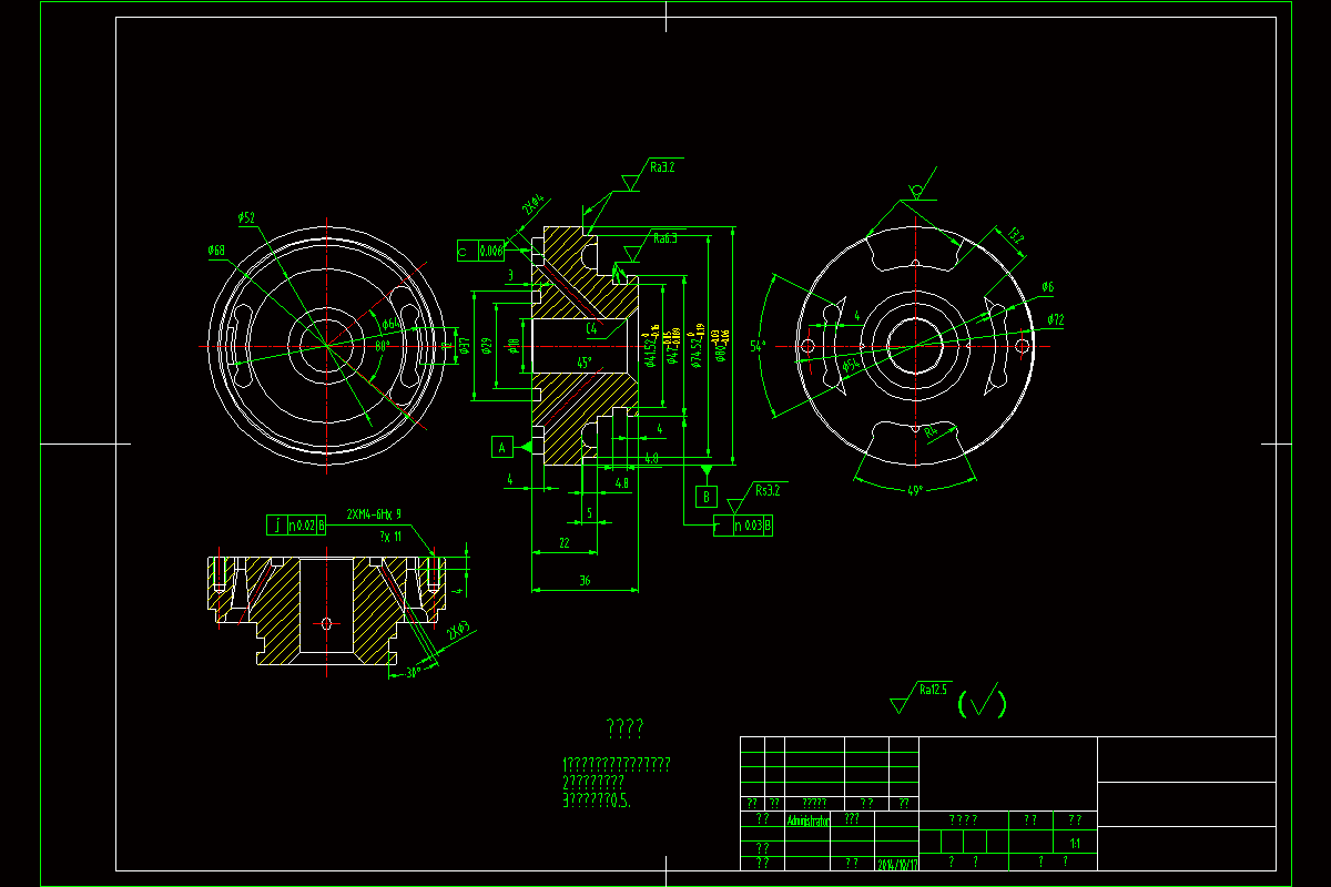 叶片泵（全套CAD）-设计.rar