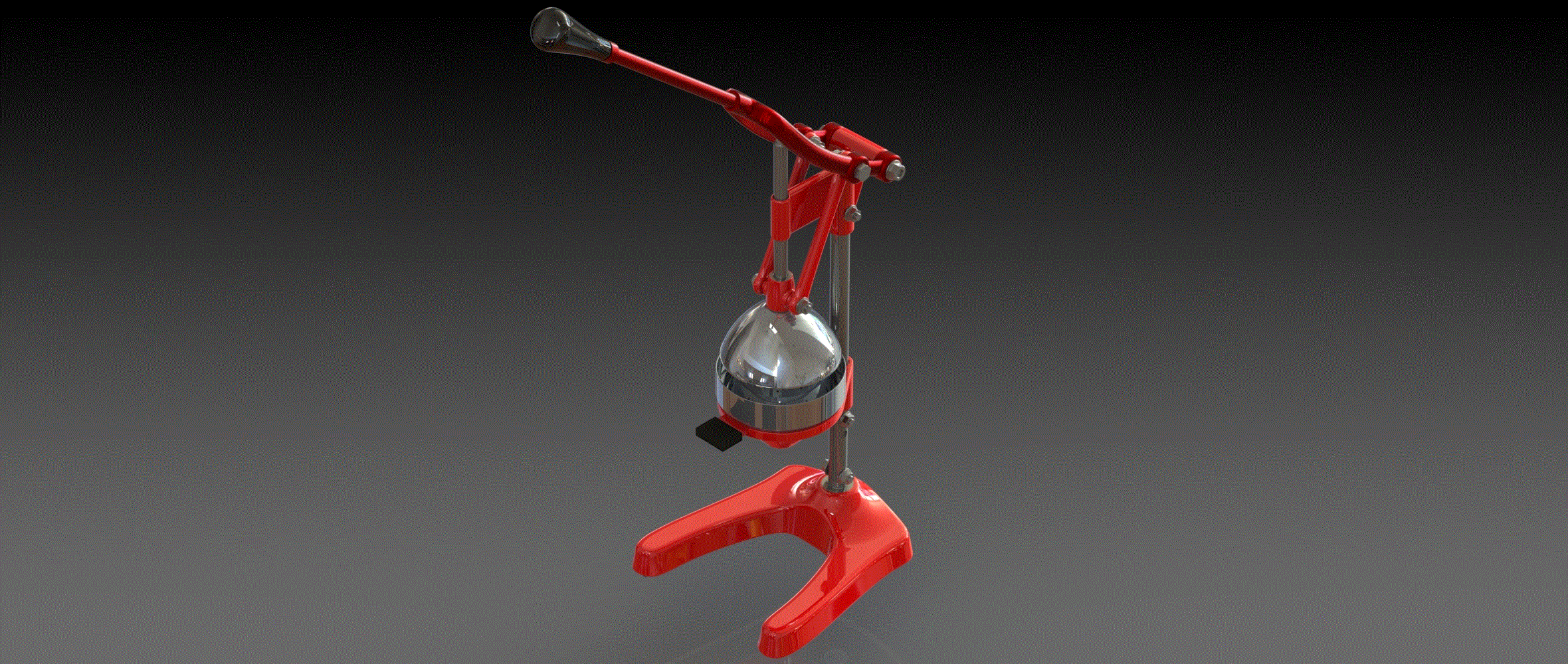 机械柑桔榨汁机3D数模图纸 Solidworks设计.zip